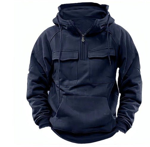 Adrian - Kapuzenpulli mit Reißverschluss - Sweatshirts & Hoodies - Marineblau - Müller Mode