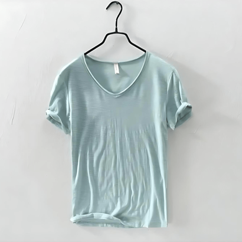 Boris V - Ausschnitt T-Shirt - Hemden - Mintgrün - Müller Mode