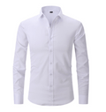 Normand - Langärmliges Hemd - Eleganter Formaler Stil - Hemden - Weiß - Müller Mode