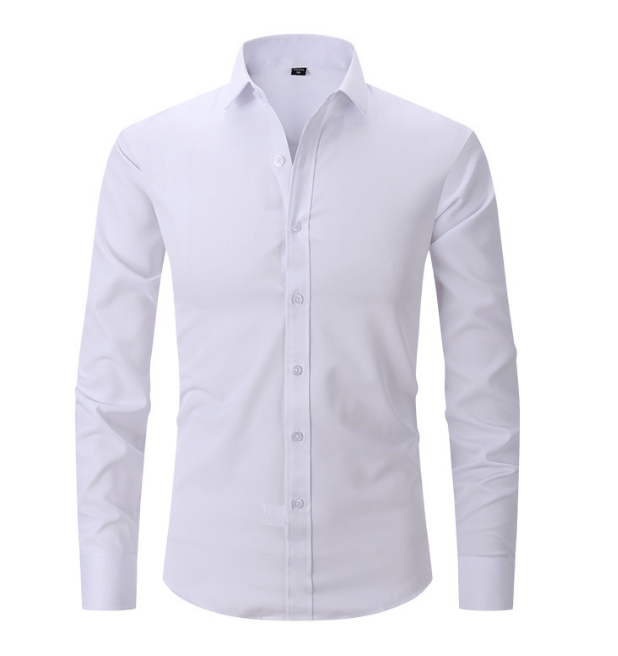 Normand - Langärmliges Hemd - Eleganter Formaler Stil - Hemden - Weiß - Müller Mode