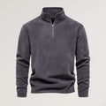 Oskar - Fleecepullover mit Rollkragen - Strickwaren - Dunkelgrau - Müller Mode