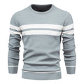 Primus - Strickpullover - Gestreiftes Akzentdesign - Strickwaren - Blau - Müller Mode
