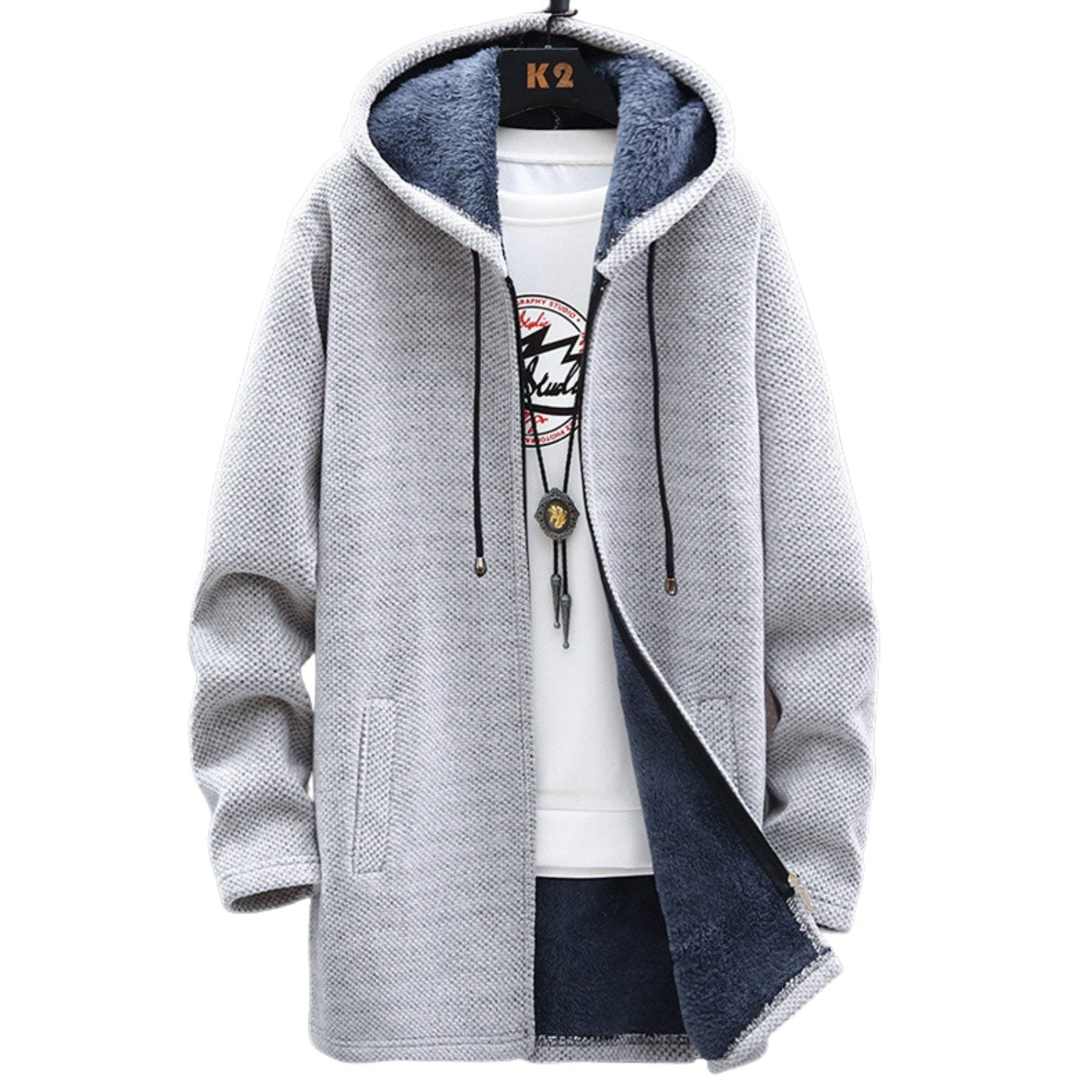 Wilhelm - Sweatshirt mit Kapuze - Sweatshirts & Hoodies - Hellgrau - Müller Mode
