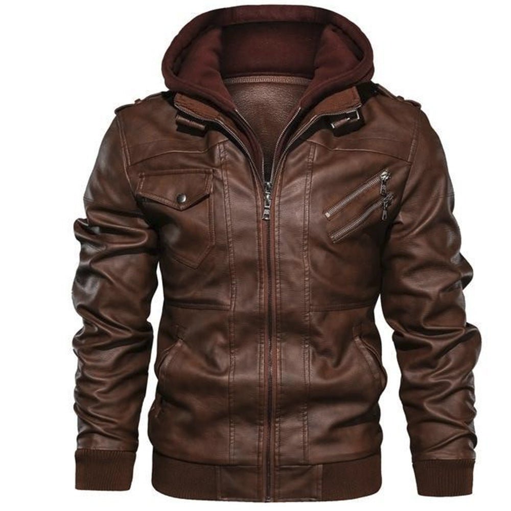 Zander Biker-Jacke mit Kapuze