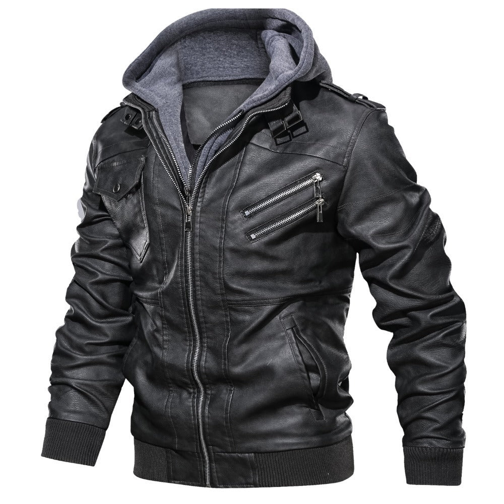Zander Biker-Jacke mit Kapuze