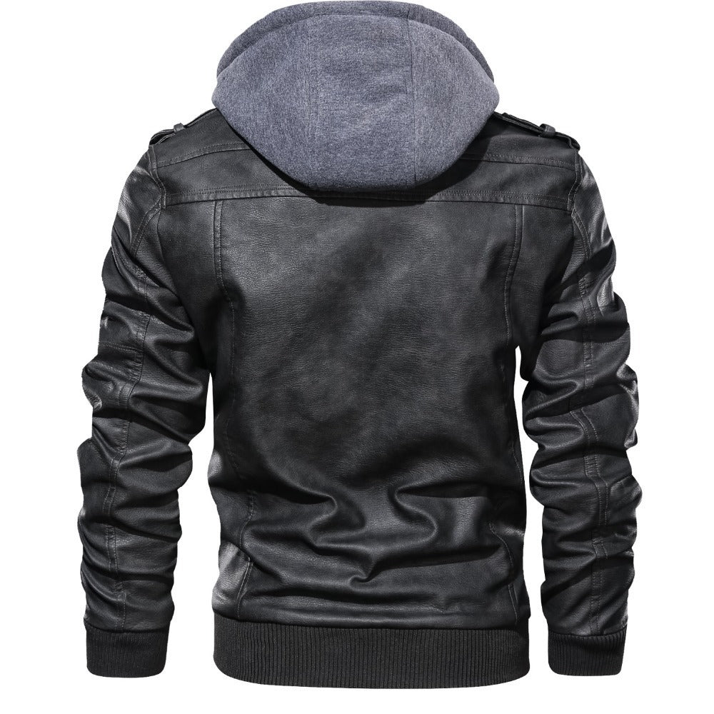 Zander Biker-Jacke mit Kapuze
